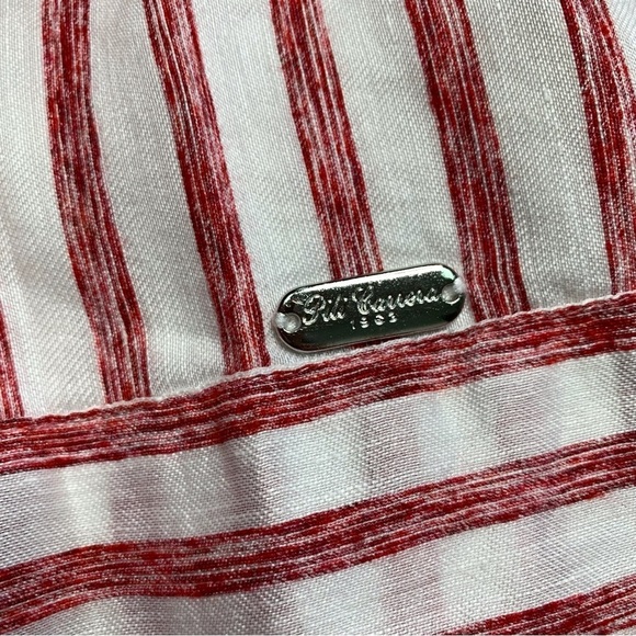 Pili Carrera Baby's Sleeveless Striped Pleated Red Dress & Brief Set Sz 12Months - Picture 6 of 14